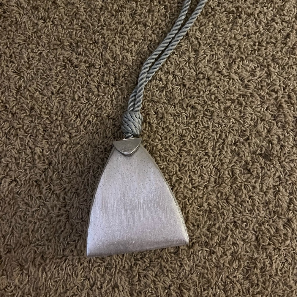 silver mini going out purse
